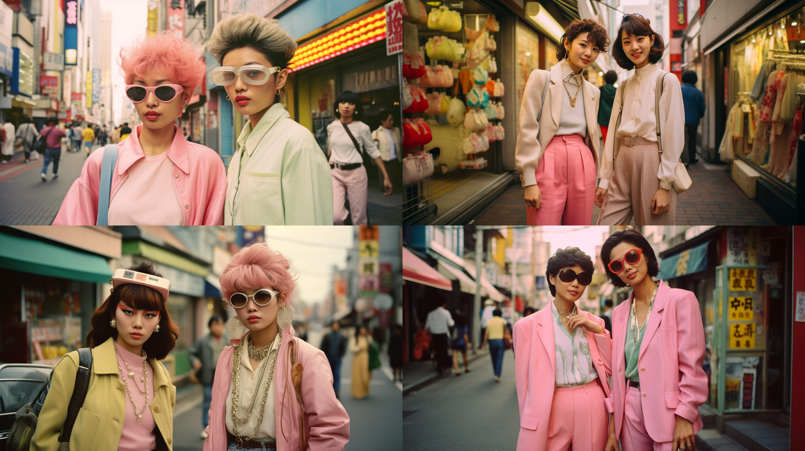 1980年代, ストリートスナップ, 東京, 原宿, おしゃれ, 最先端　写真　おばあちゃんカメラマン