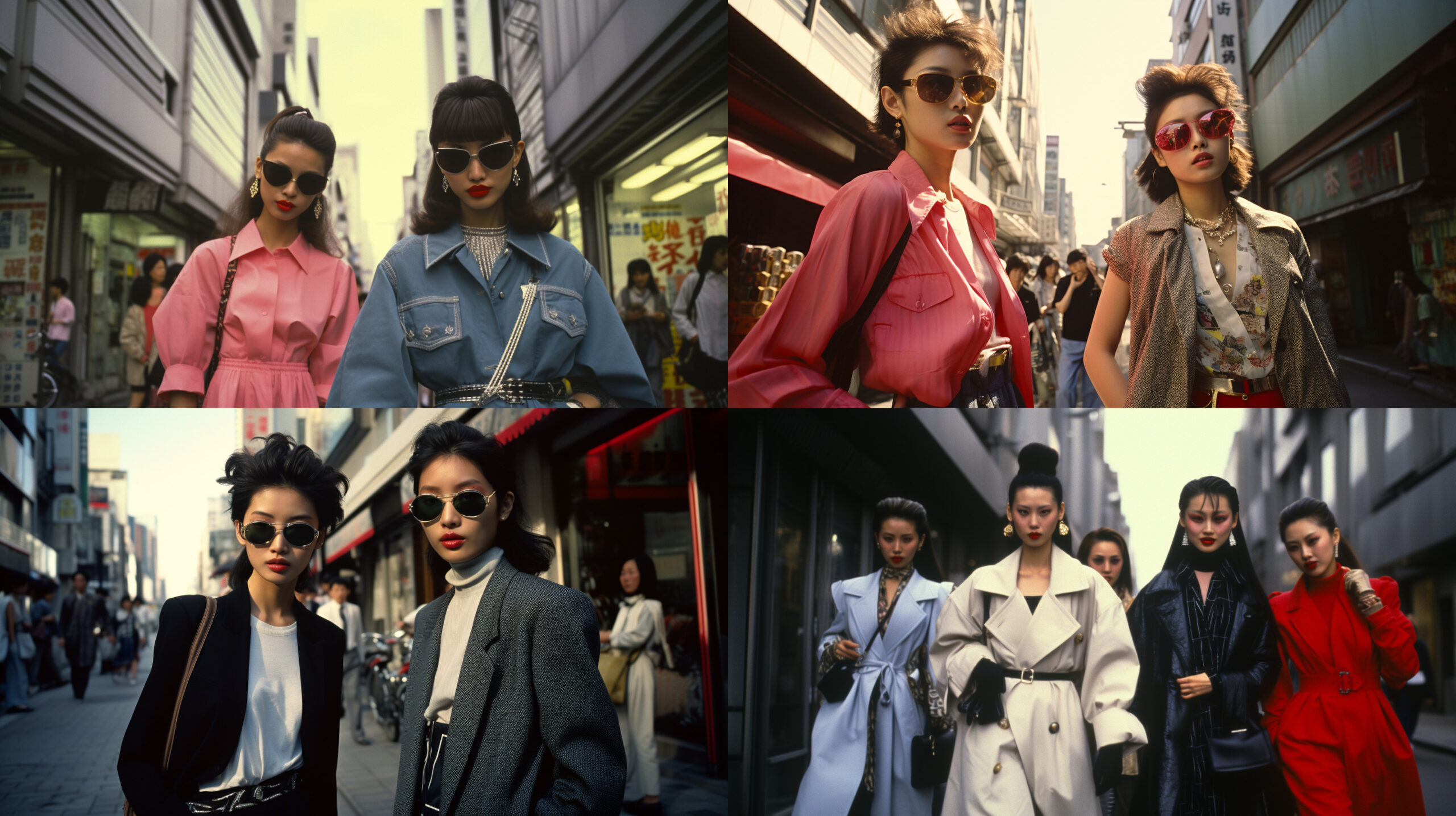 1980年代, ストリートスナップ, 東京, 原宿, おしゃれ, 最先端　写真　篠山紀信 風