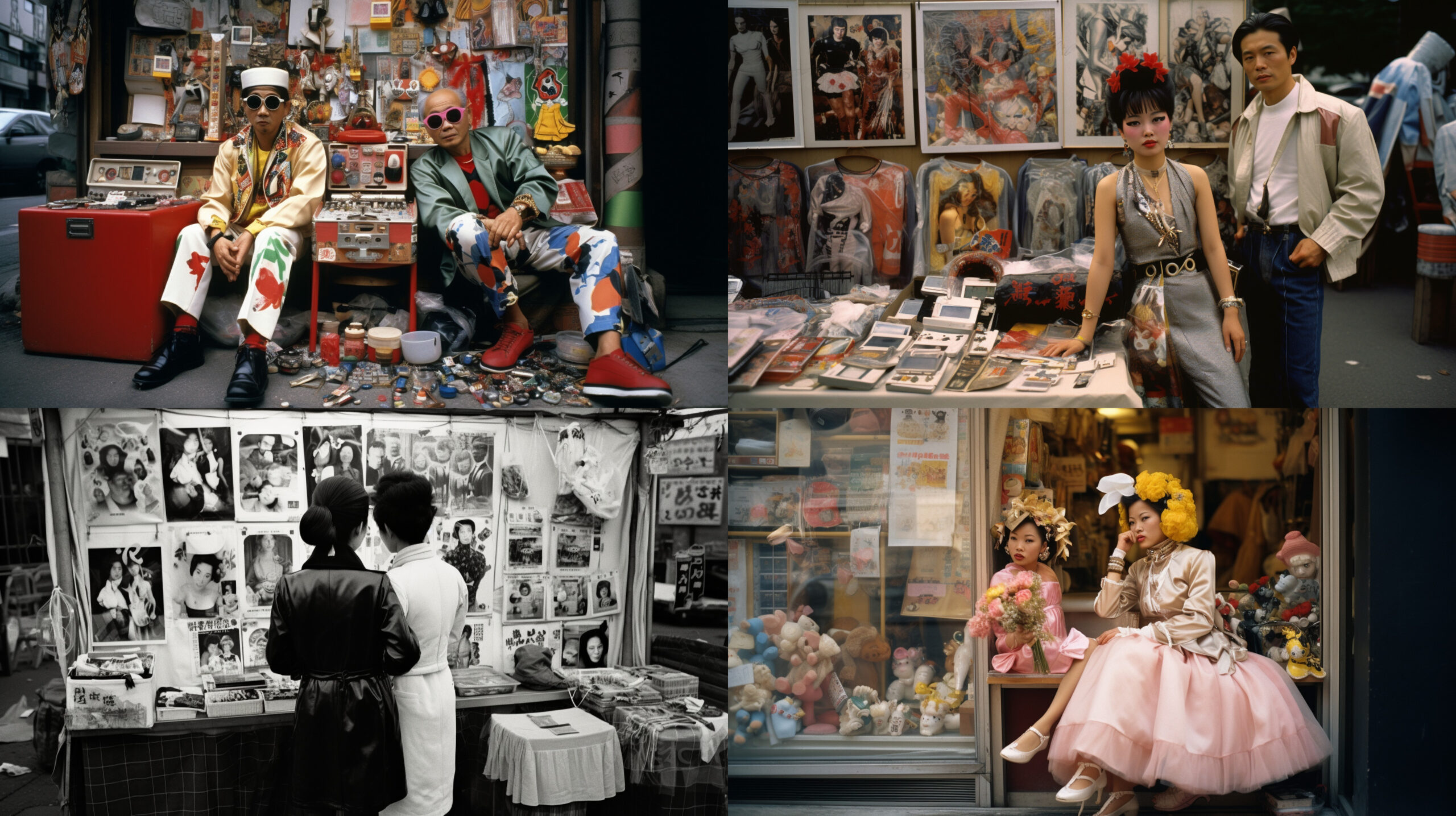 1980年代, ストリートスナップ, 東京, 原宿, おしゃれ, 最先端　写真　都築響一 風