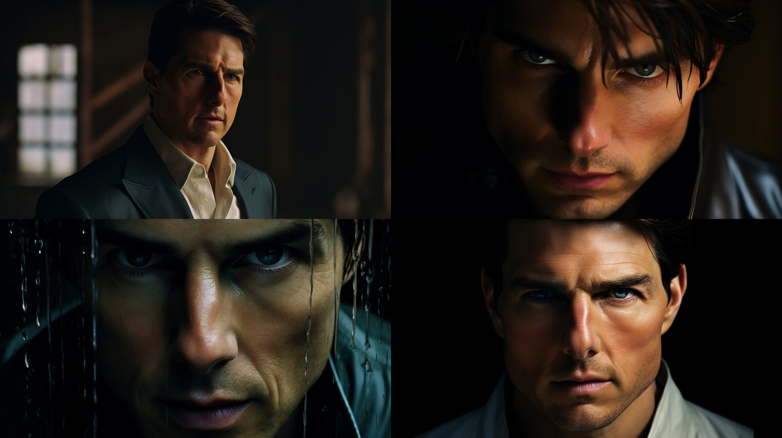トム・クルーズ、mission impossible、スパイ、諜報活動 写真 荒木経惟(アラーキー) 風