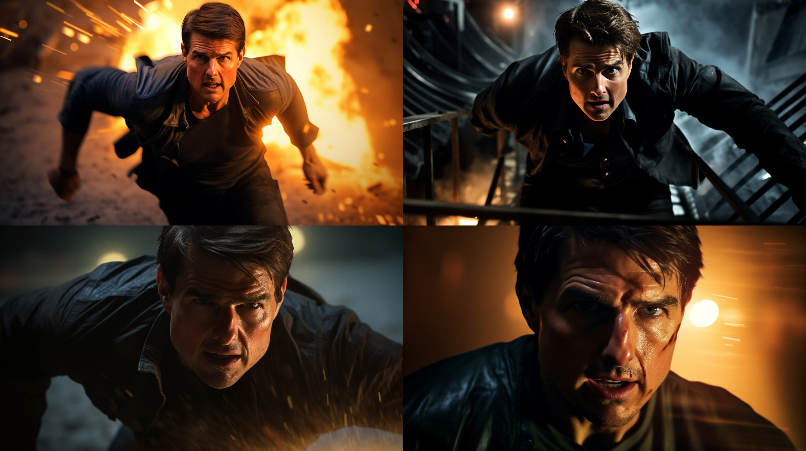 トム・クルーズ、mission impossible、スパイ、諜報活動 写真 篠山紀信 風
